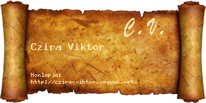 Czira Viktor névjegykártya